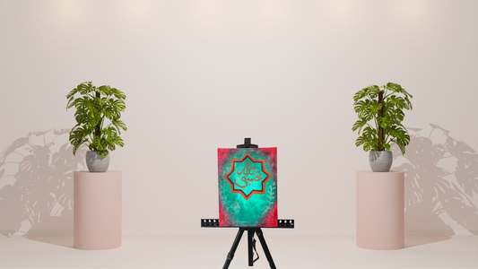 Sufficient Strength: Hand-Painted Canvas