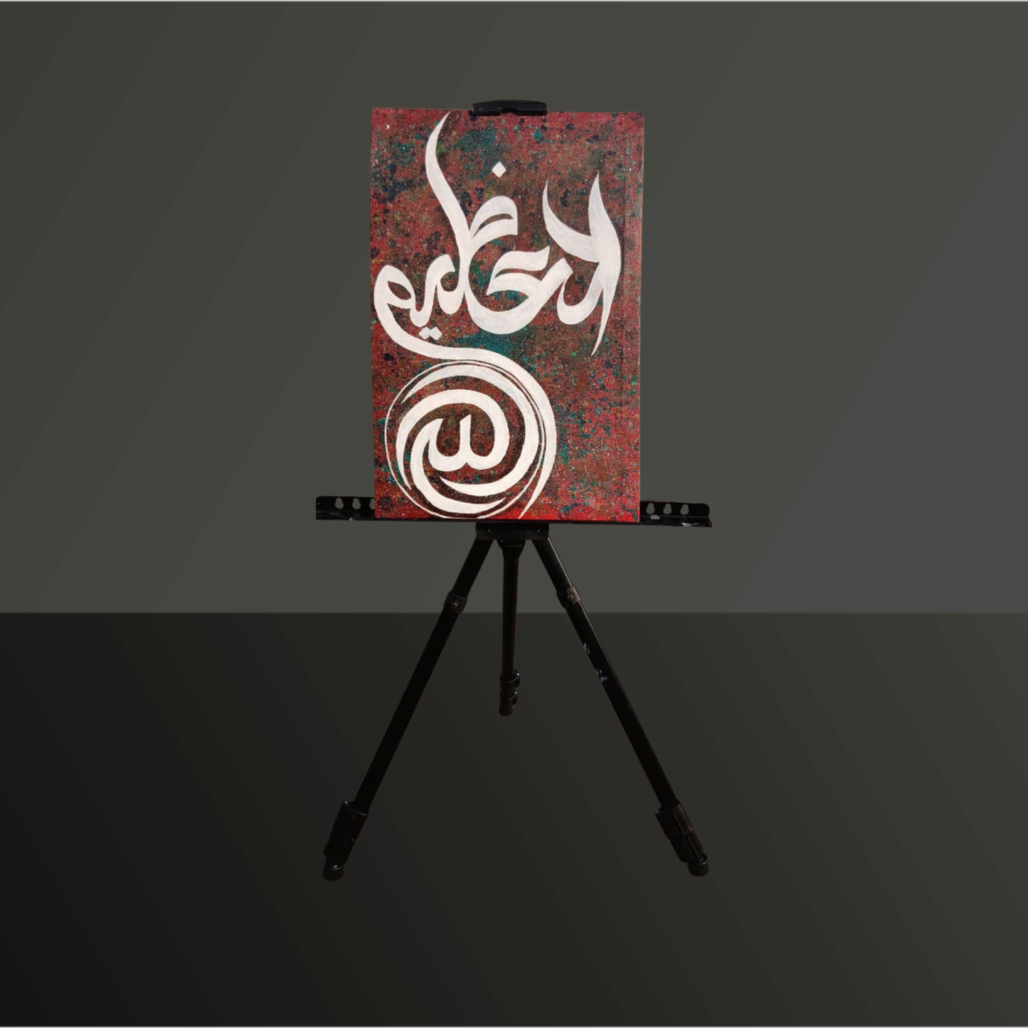 Cosmic Magnitude: Hand-Painted Canvas