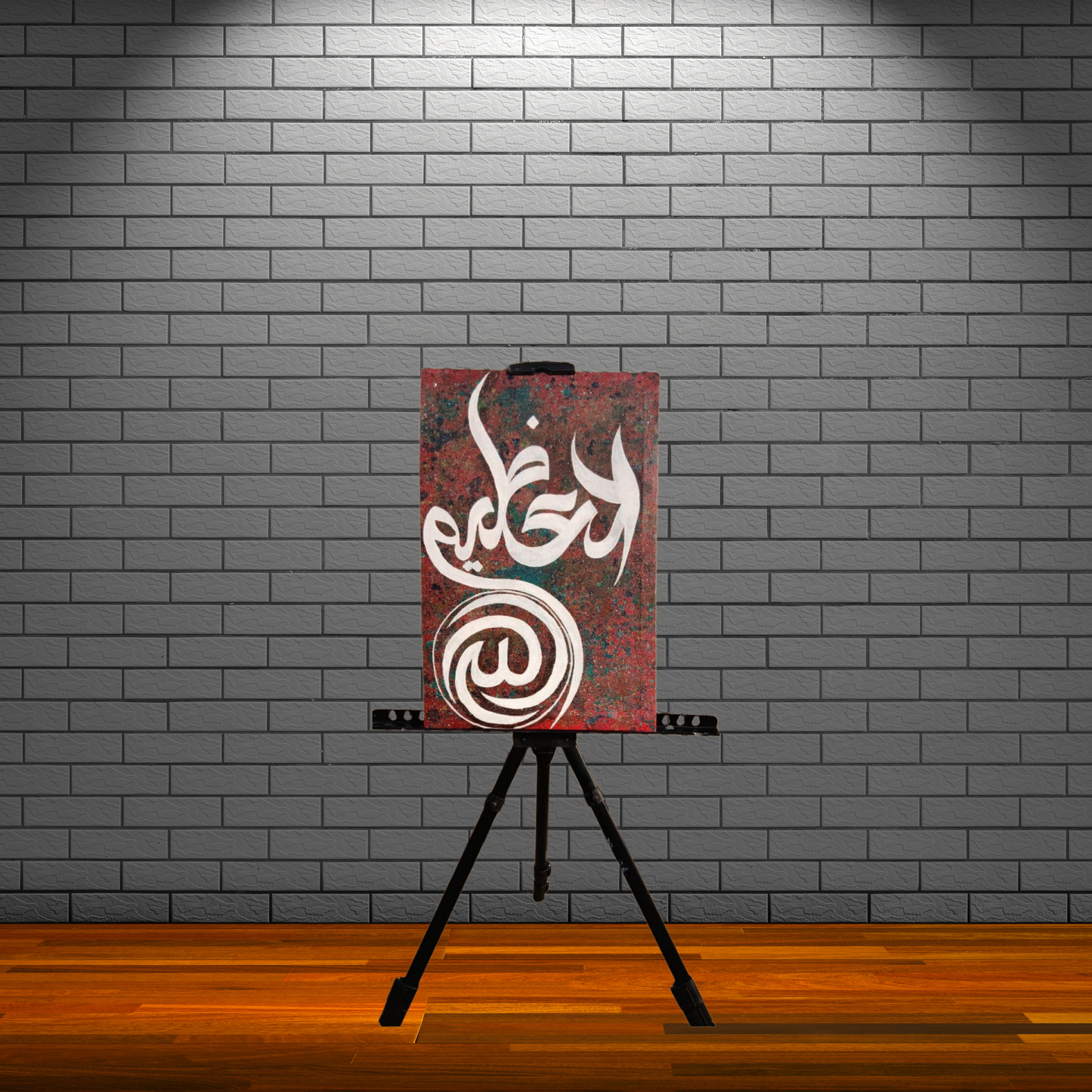 Cosmic Magnitude: Hand-Painted Canvas