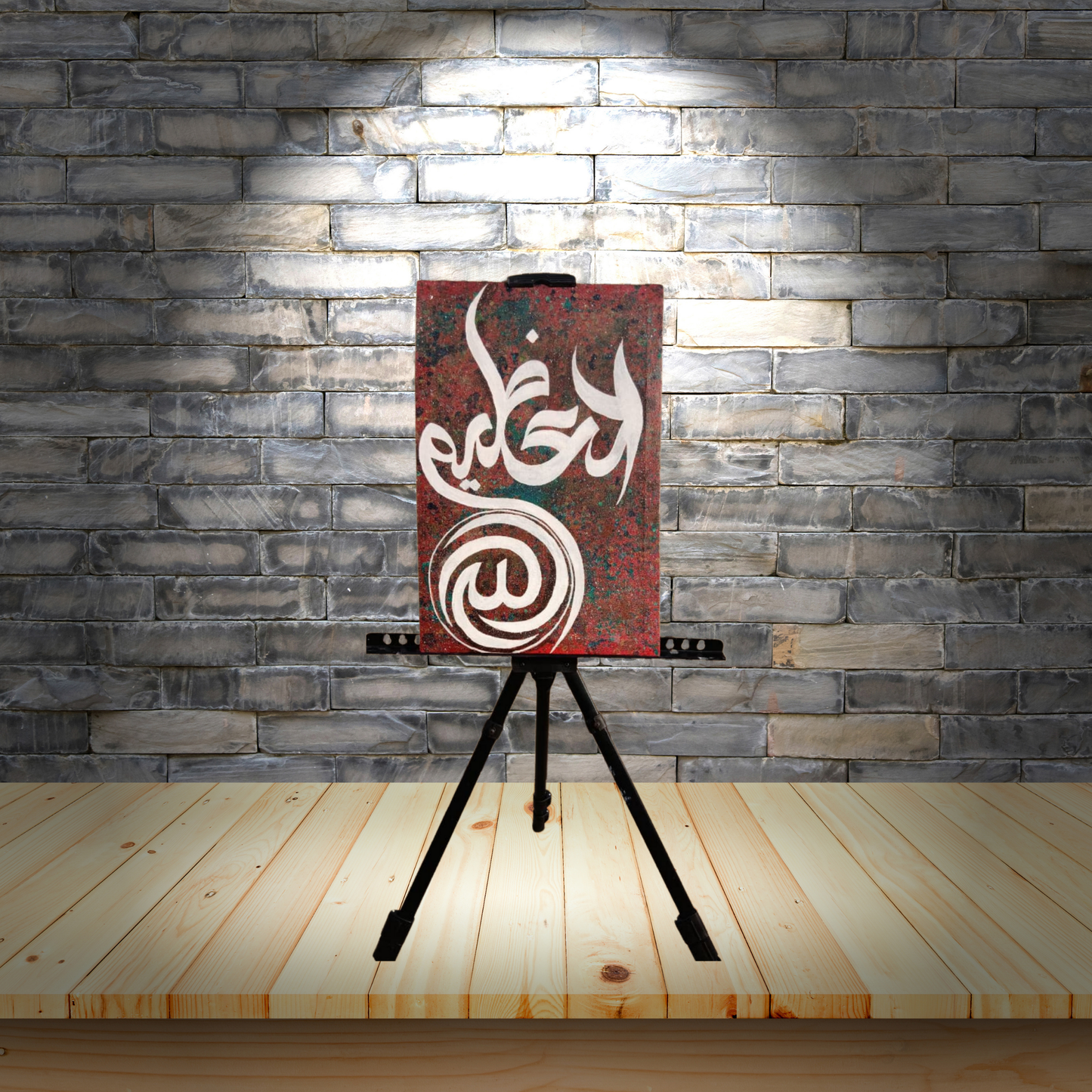 Cosmic Magnitude: Hand-Painted Canvas