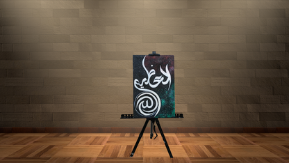 🌌 Galaxy Magnitude: Hand-Painted Canvas