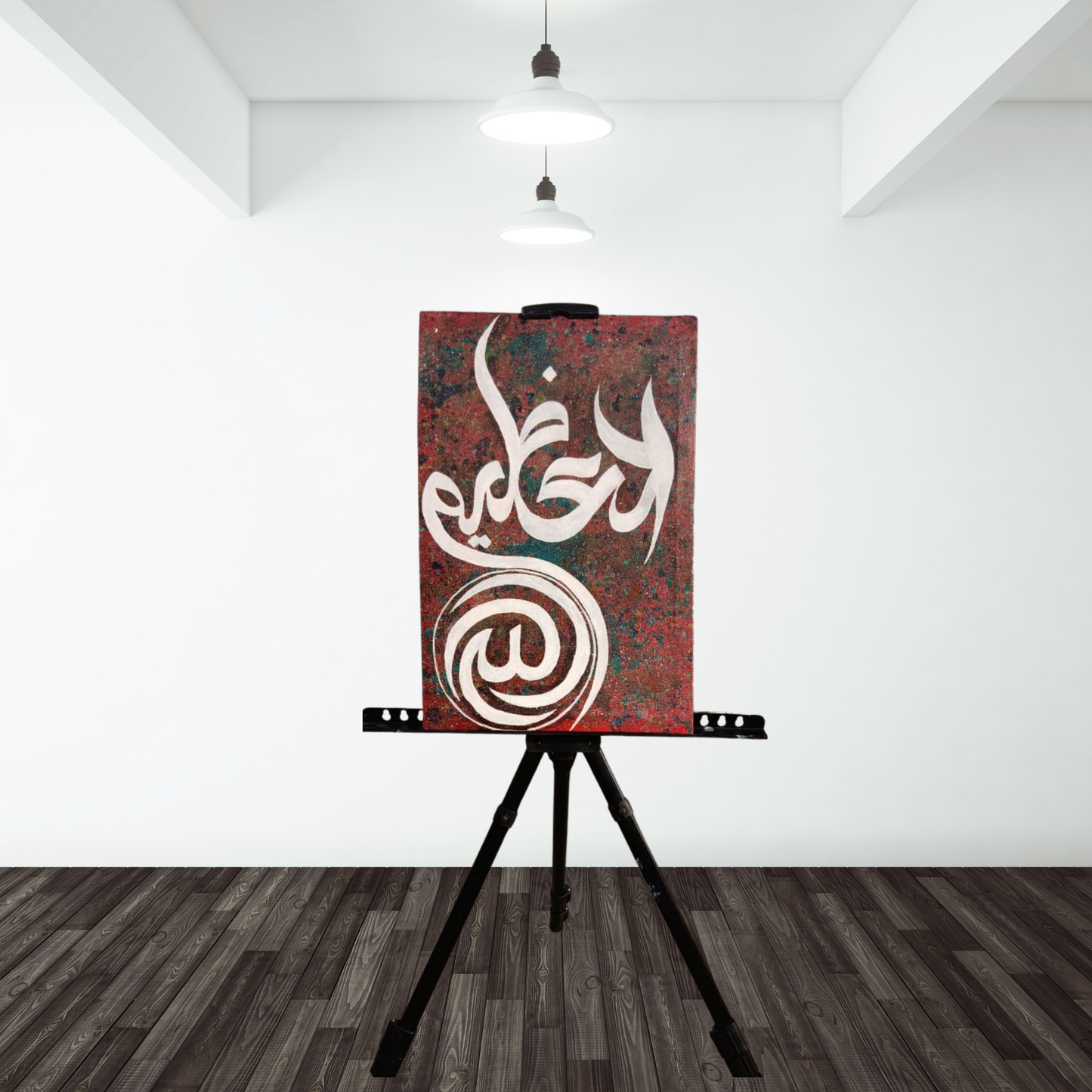 Cosmic Magnitude: Hand-Painted Canvas