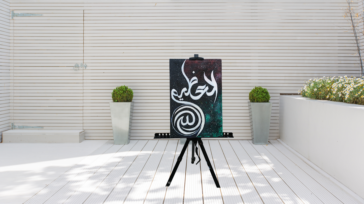 🌌 Galaxy Magnitude: Hand-Painted Canvas