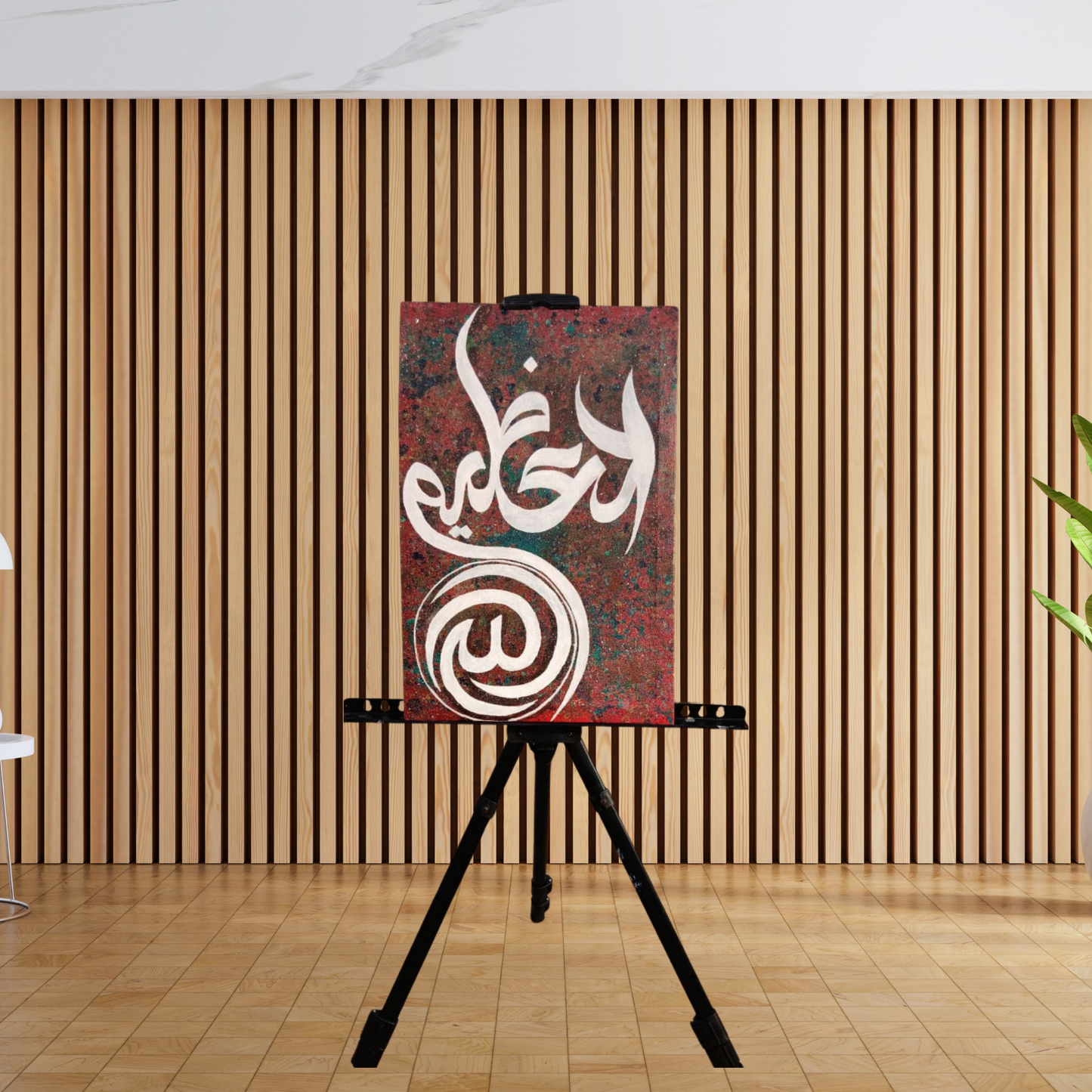 Cosmic Magnitude: Hand-Painted Canvas