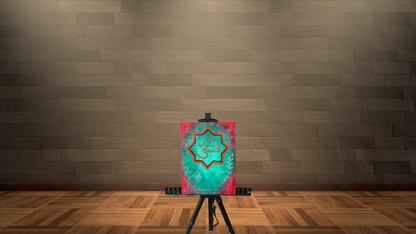 Sufficient Strength: Hand-Painted Canvas