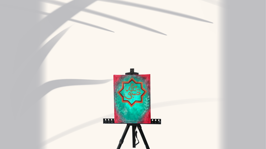 Sufficient Strength: Hand-Painted Canvas