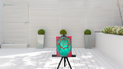 Sufficient Strength: Hand-Painted Canvas